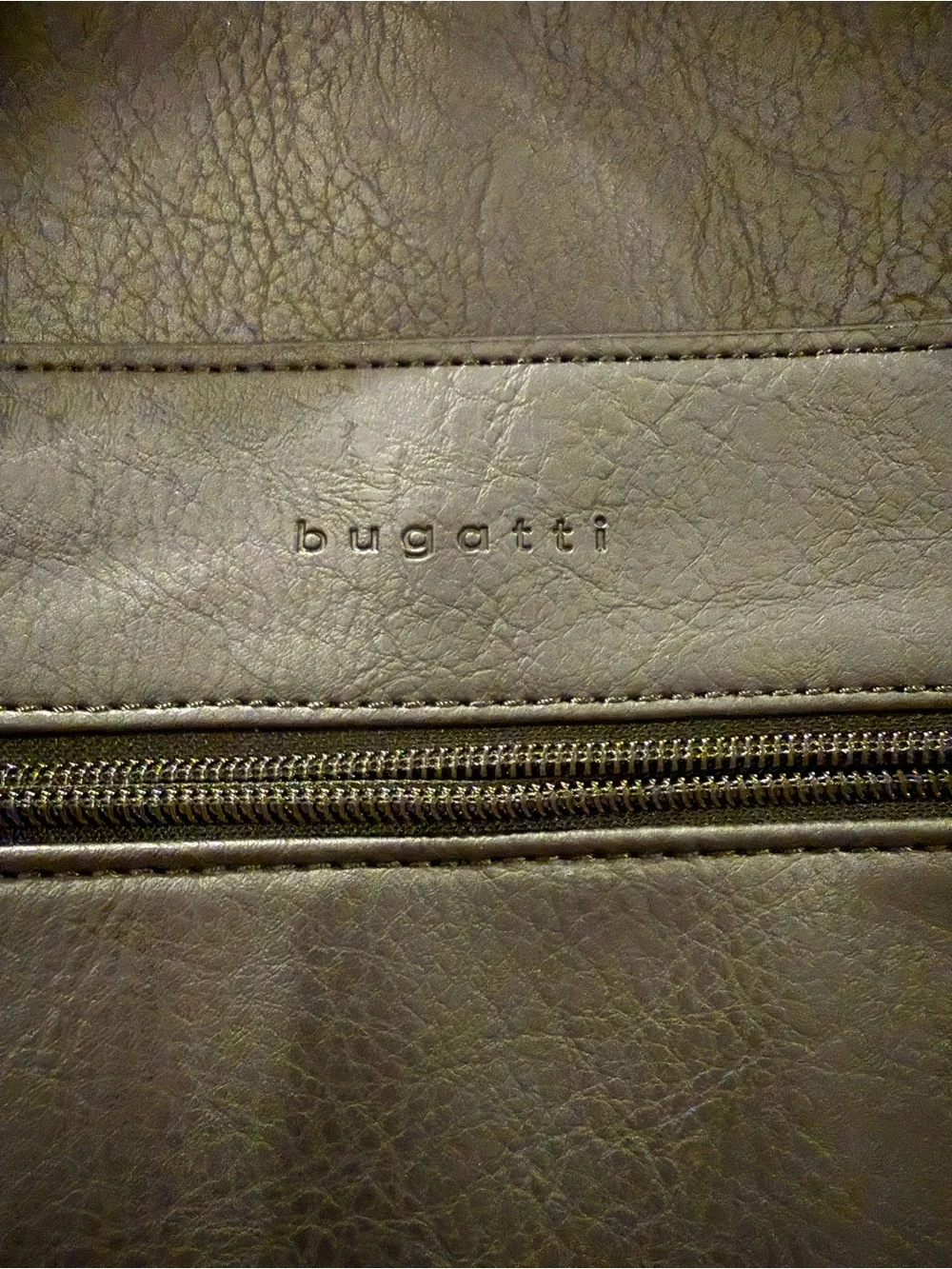 Bugatti Black Men's Leather Palermo Backpack